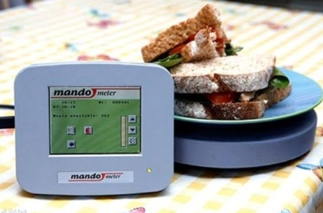 5.) Mandometer - This product lets you know if you're eating too fast... so don't swallow your food whole.