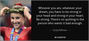 Fitness Quote by Carly Patterson